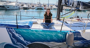 Sanatını F-16'lardan sonra denize taşıdı