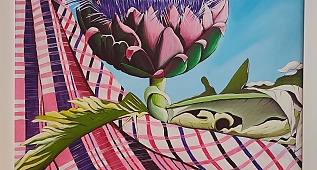 Urla'da Enginar'dan Zeytin'e resim sergisi açıldı