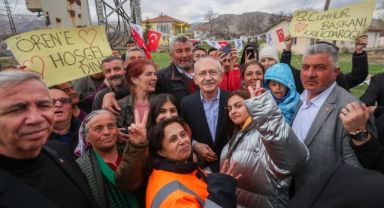 Millet İttifakı Cumhurbaşkanı Adayı Kılıçdaroğlu afet bölgesinde