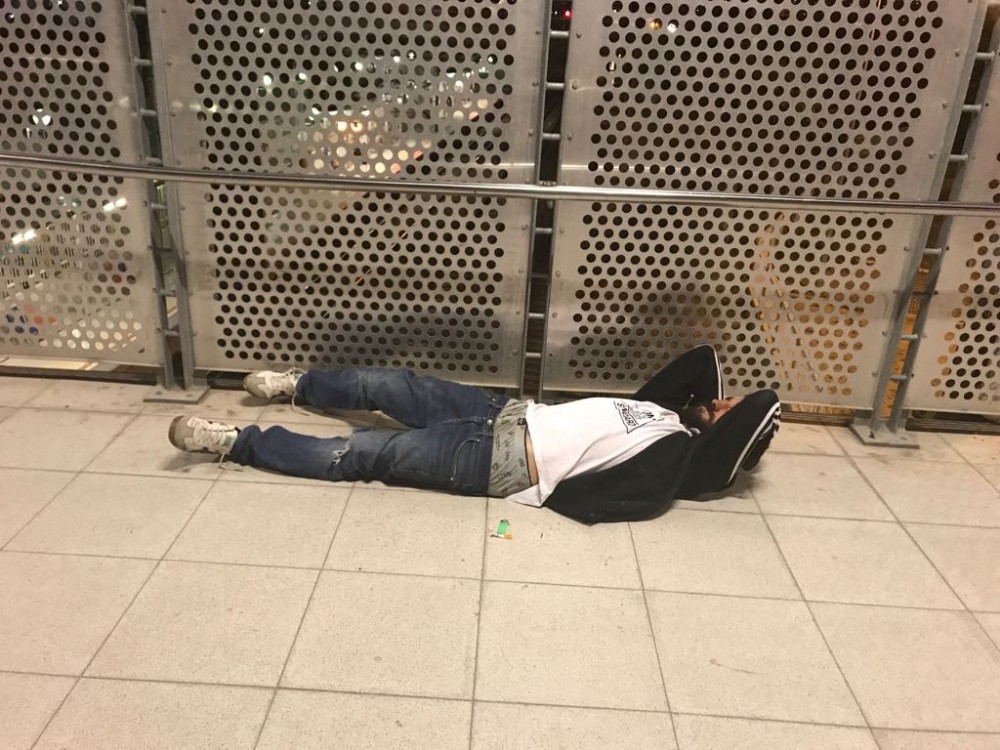 Uyuşturucu kullanan gencin içler acısı hali