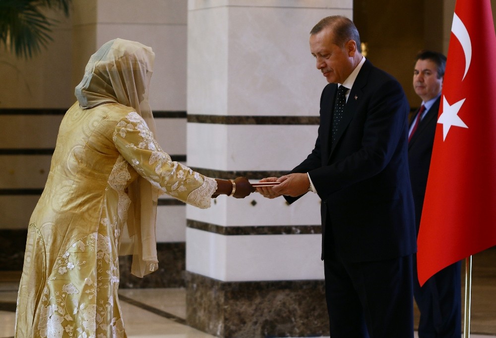 Cumhurbaşkanı Erdoğan, Nijer Büyükelçisi Gazibo’yu kabul etti