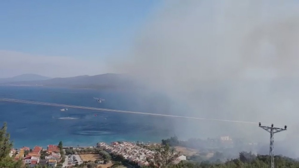 İzmir’de ikinci orman yangını