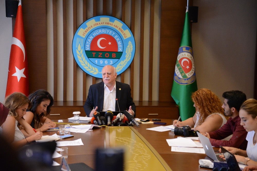 Çiftçiden tepki gören TZOB Başkanından hükümete tehdit gibi sözler