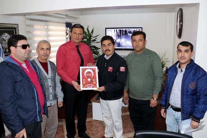 Gaziler ve şehit ailelerinden büyükşehire teşekkür ziyareti