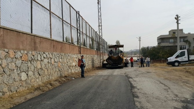 Sanayi yolu sıcak asfalta kavuştu