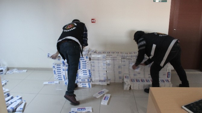 Van’da 6 milyon 600 bin TL değerinde sigara ele geçirdi