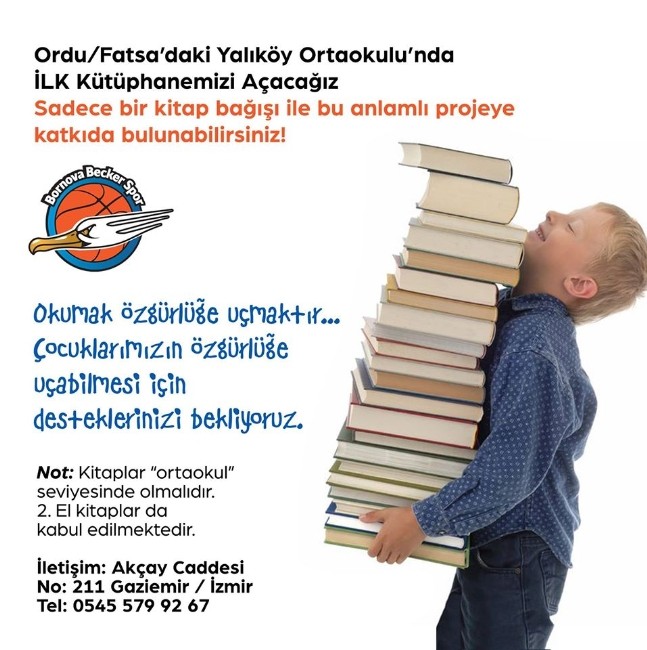 İzmir’den Fatsa’ya kitap kardeşliği