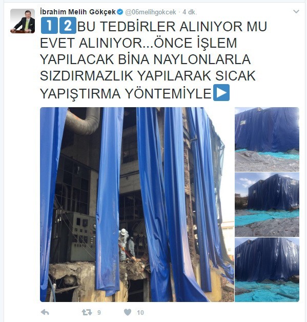 Başkent’te asbest tartışması