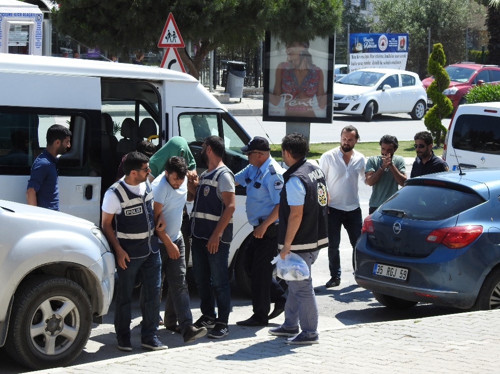 Çeşme’de telefon dolandırıcılarına film gibi operasyon