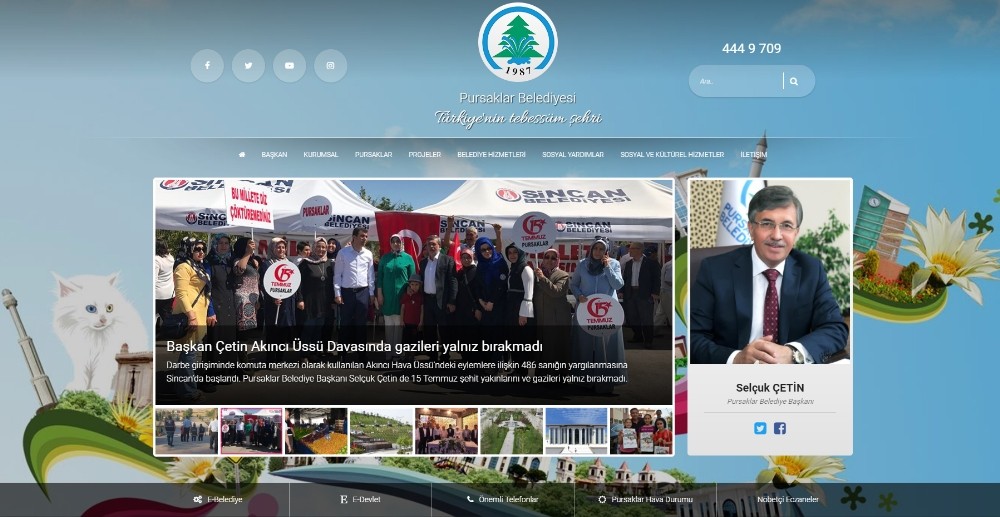 Pursaklar Belediyesi kurumsal siteyi yeniledi