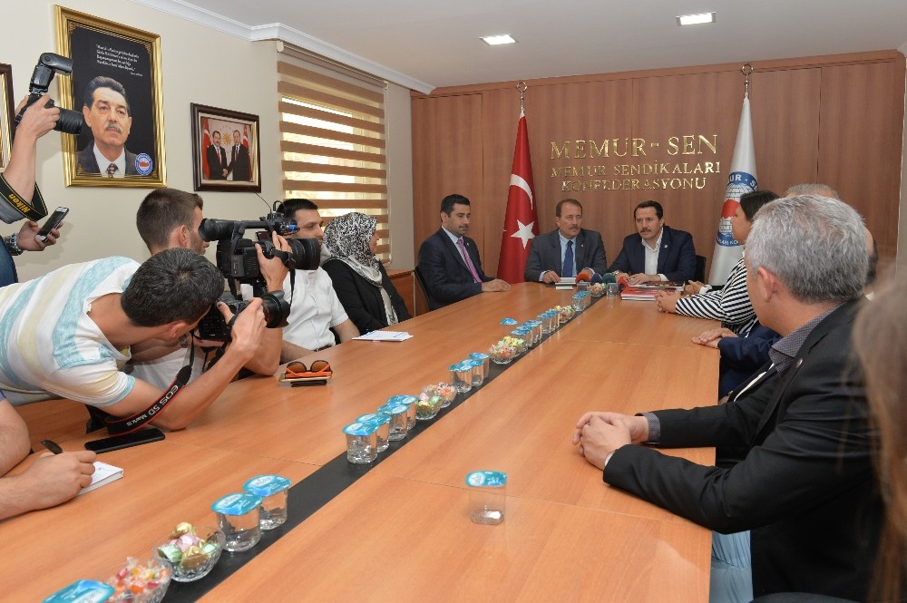 AK Parti Genel Başkan Yardımcısı Karacan’dan Memur-Sen’e ziyaret