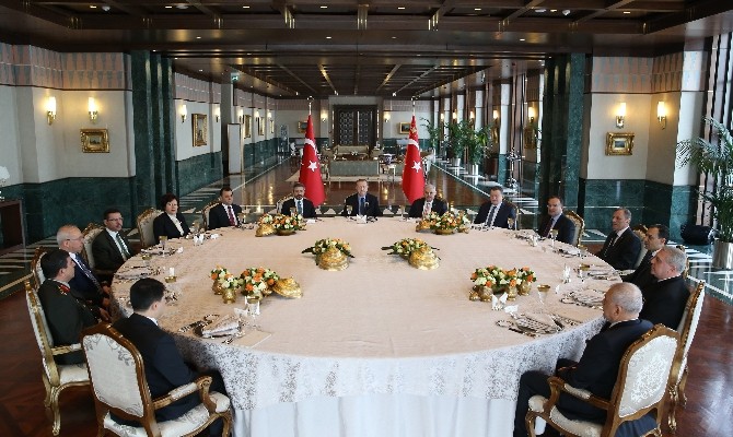 Erdoğan, yasama, yürütme, yargı organı temsilcileri ile bir araya geldi
