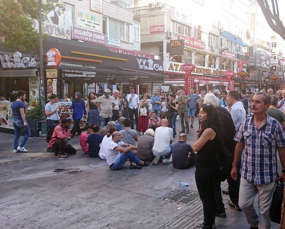 Yüksel Caddesi’nde 7 kişi gözaltına alındı