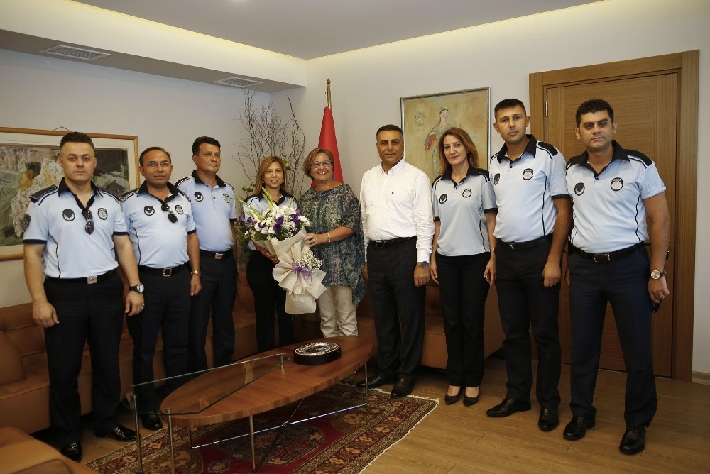 Başkan Pekdaş zabıta personelini ağırladı