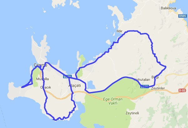 Bini aşkın bisikletsever Çeşme’de buluşacak