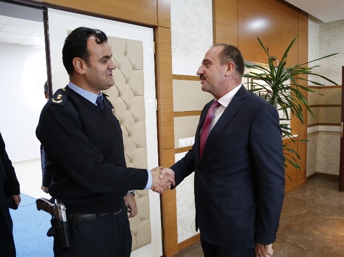 Eski ve Yeni Müdürden Başkan Duruay’a ziyaret
