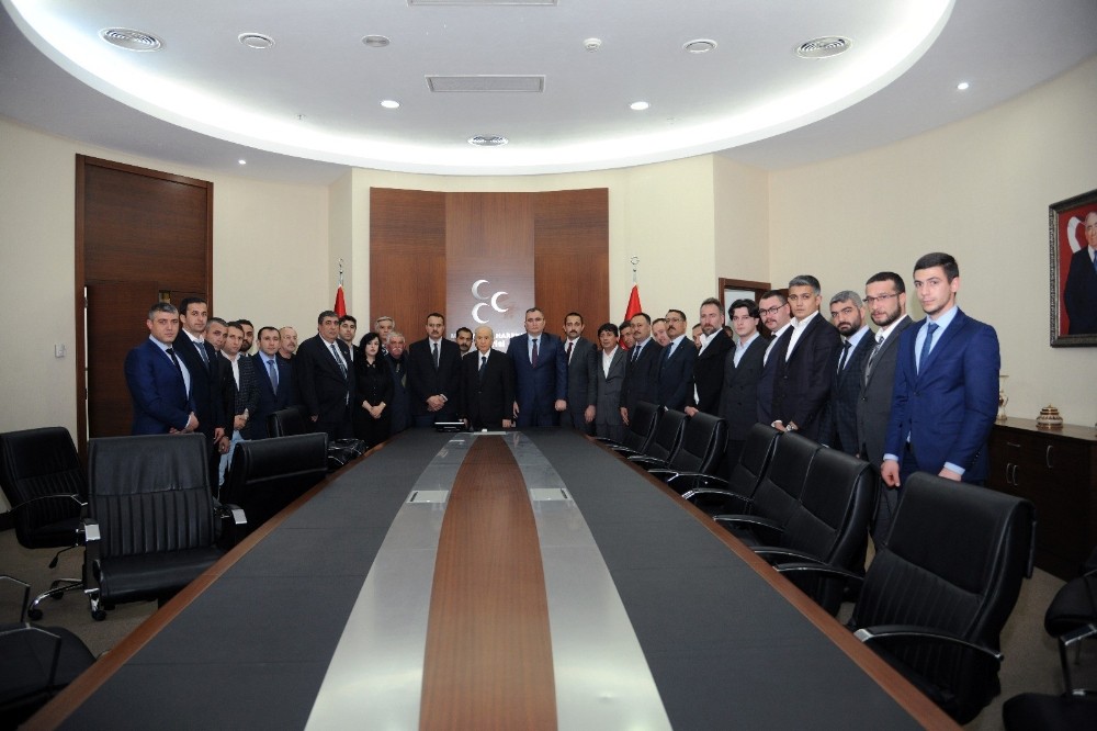 MHP Gölbaşı İlçe Teşkilatı’ndan MHP Genel Başkanı Bahçeli’ye ziyaret