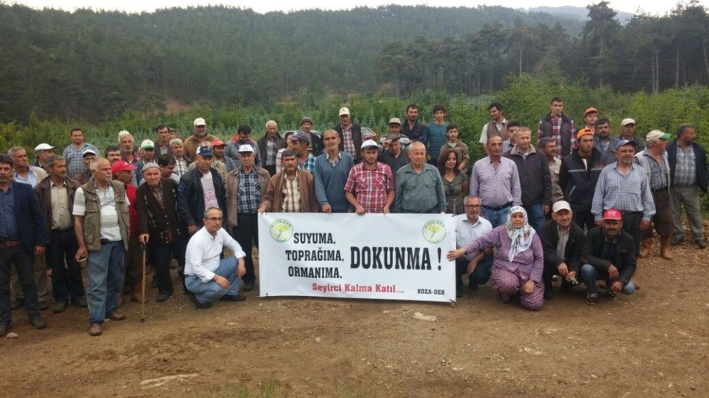 Yaylada mermer ocağına tepki