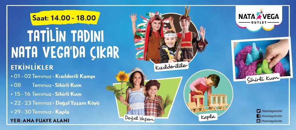 Tatilin tadı Nata Vega’da çıkar