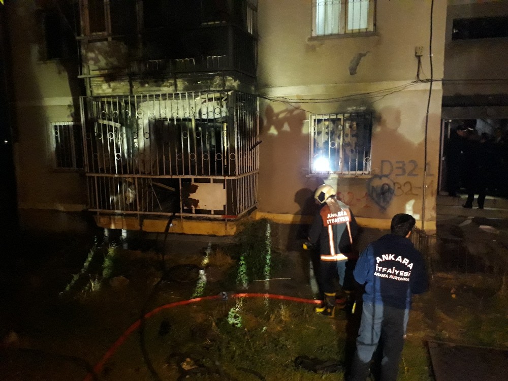 Başkent’te korkutan yangın