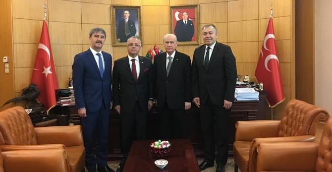 Başkanlardan MHP Genel Başkanı Bahçeli’ye ziyaret
