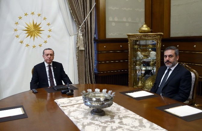 Cumhurbaşkanı Erdoğan Hakan Fidan’ı kabul etti
