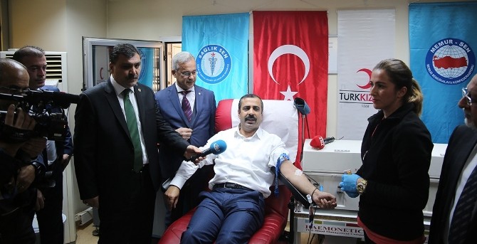 Kızılay’ın kan bağışı çağrısına Sağlık-Sen’den destek
