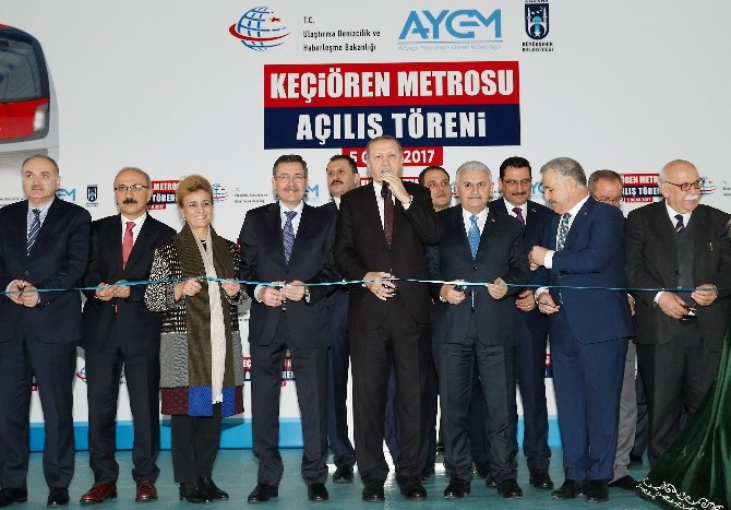 Keçiören Metrosu açıldı
