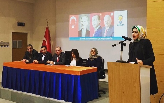 AK Parti Bayraklı Kadın Kolları’nda Dilek Yıldız dönemi