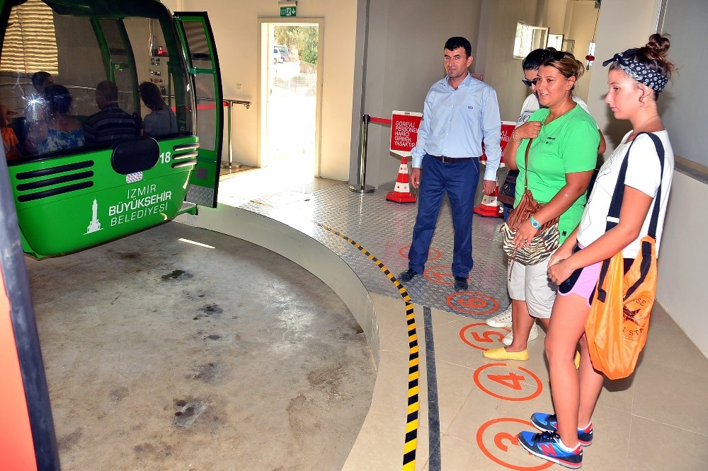 TELEFERİK BAYRAMDA 17 BİN KİŞİ AĞIRLADI