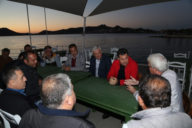 Başkan Kocadon, Yalıkavak’ta balıkçıları dinledi