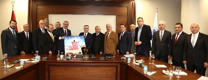 ATO yönetimi Maliye Bakanı Ağbal’ı ziyaret etti
