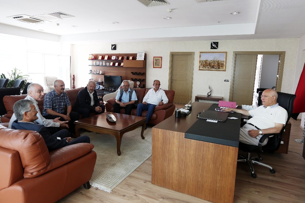 Hemşehri derneklerinden Başkan Yaşar’a ziyaret
