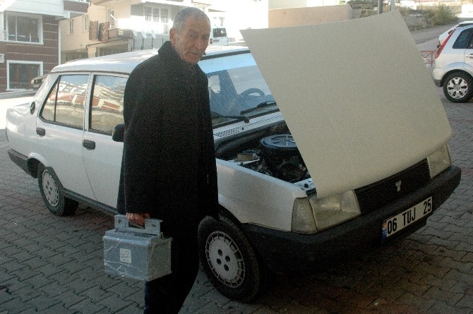 Başkent’te hırsızlar aynı otomobilin aküsünü 3 kez çaldı
