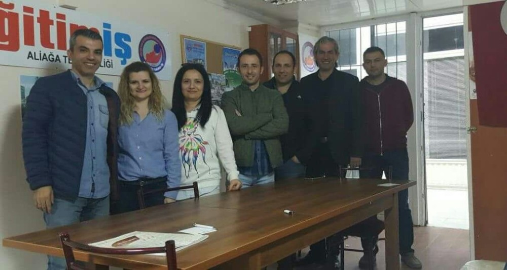 Eğitim-İş Aliağa Temsilcisi Mustafa Gök yeniden seçildi