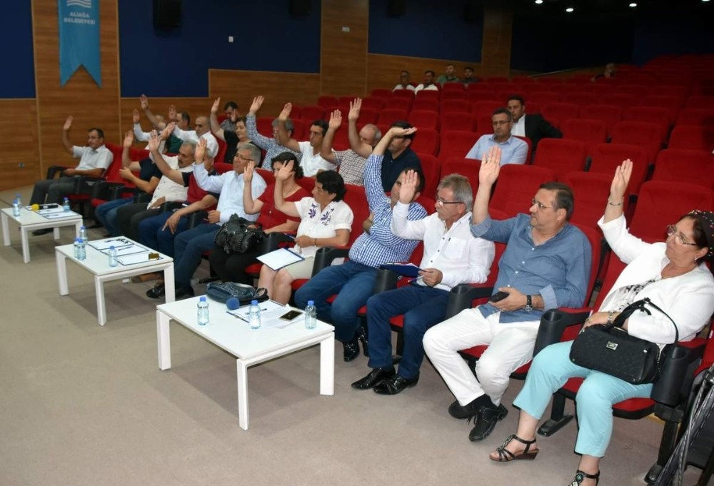Aliağa meclisi temmuz ayında ikinci kez toplandı