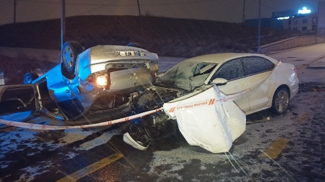 Başkent’te trafik kazası: 1 ölü 1 yaralı
