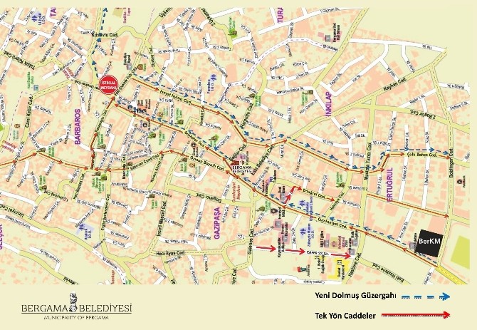 Bergama’da tek yön uygulaması
