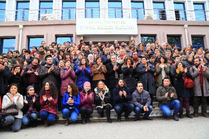 Ankara Üniversitesindeki ihraçlara tepki
