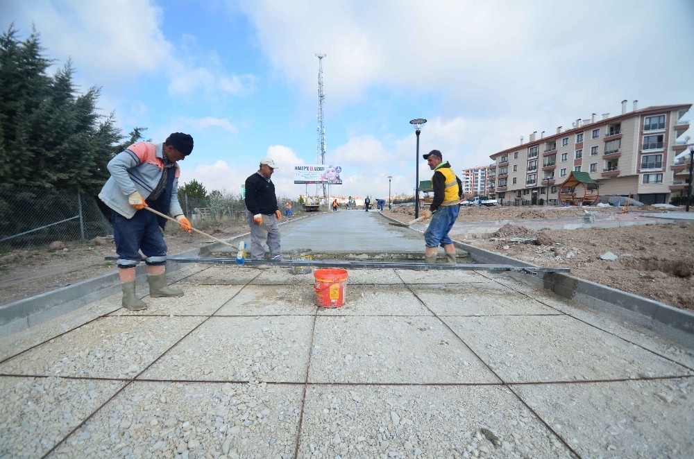 Pursaklar’a 700 metrelik bisiklet yolu