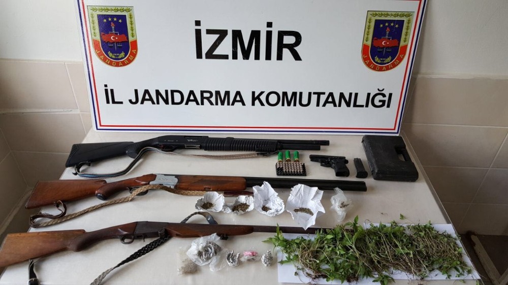 Arazisine esrar eken şahıs yakalandı