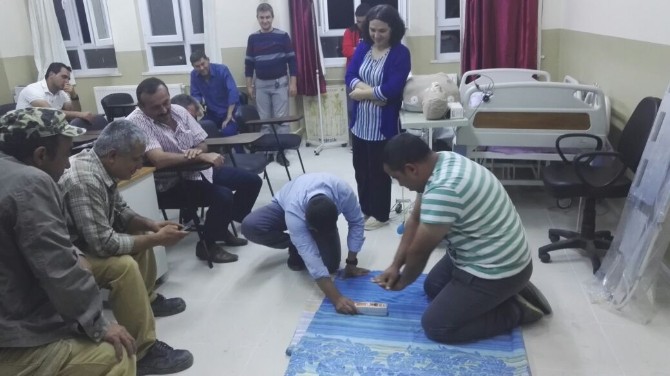 İtfaiye personeline ilk yardım eğitimi