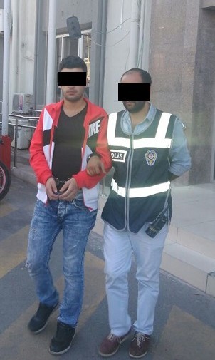 Taksi şoförünü gasp eden şüpheli bir saatte yakalandı