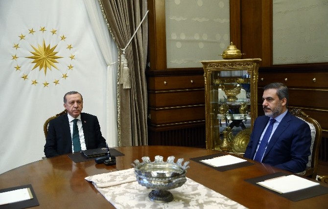 Cumhurbaşkanı Erdoğan, MİT Müsteşarı Fidan’ı kabul etti