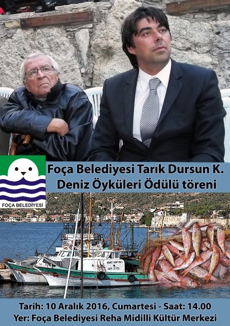 Tarık Dursun K. Deniz Öyküleri ödül töreni 10 Aralık’ta