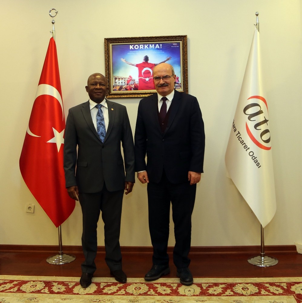Güney Afrika Büyükelçisi Malefane’den ATO’ya ziyaret