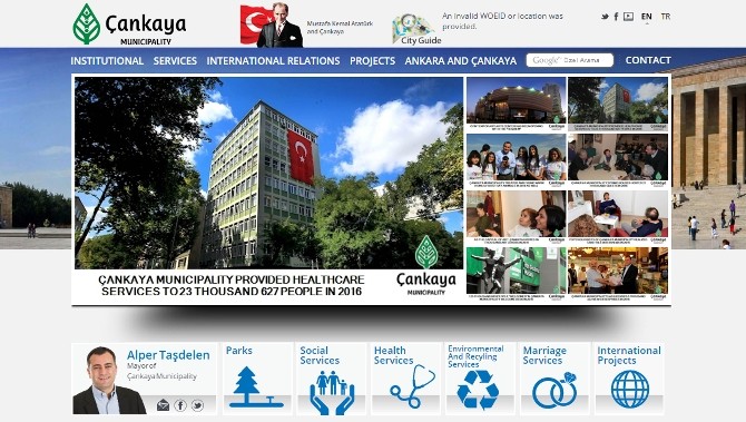 Çankaya’nın web sitesi artık iki dilli
