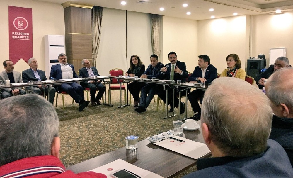 Keçiören Belediyesi muhtarlarla istişare toplantısı düzenledi
