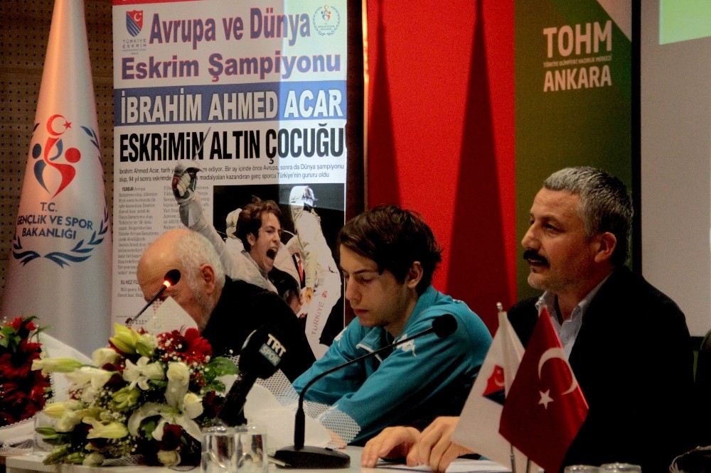 Milli eskrimci İbrahim: “Yorucu bir süreçti”