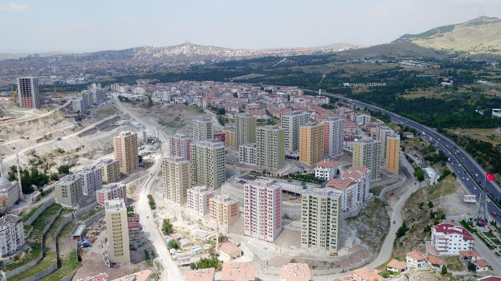Mamak’ta konut etaplarının ilk teslimat çalışmaları başladı